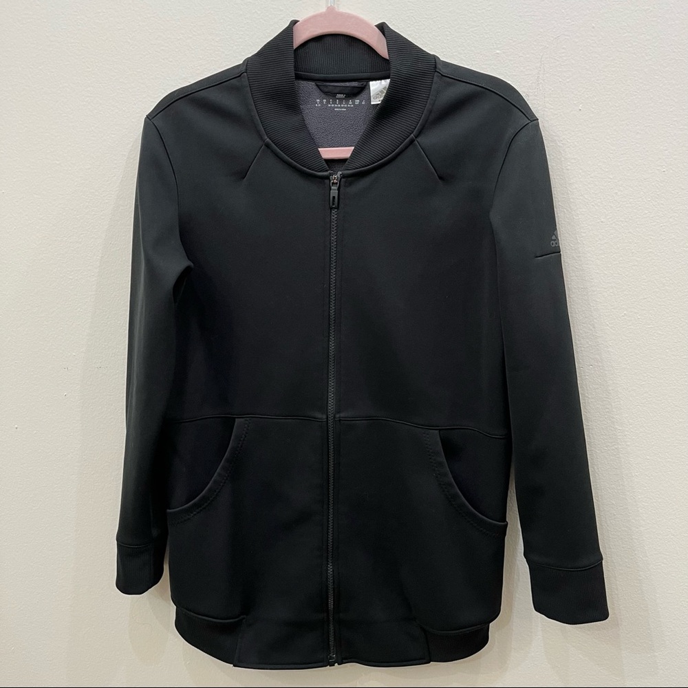 Adidas Sample Long Black Jacket S
